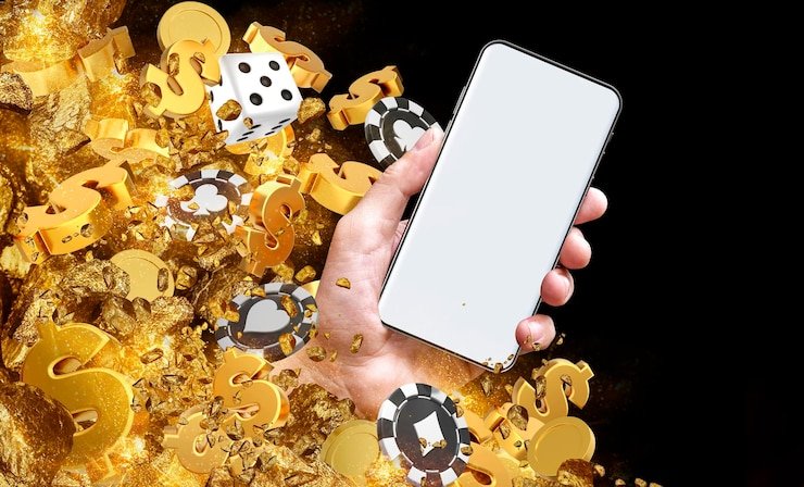 Tampilan antarmuka Lucky Neko di perangkat mobile